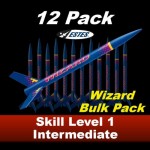 Wizard Model Rocket Kit (12 pk)  - Estes 1754 