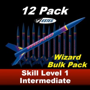 Wizard Model Rocket Kit (12 pk)  - Estes 1754 