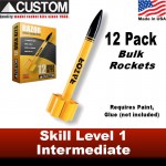 Custom Bulk Pack - 12 pack - Razor Rocket Kit