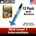 Custom Bulk Pack - 12 pack - Zero Gravity Rocket Kit