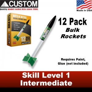 Bits N Bytes Rocket Kit - (12 pk)  - Custom 70029 