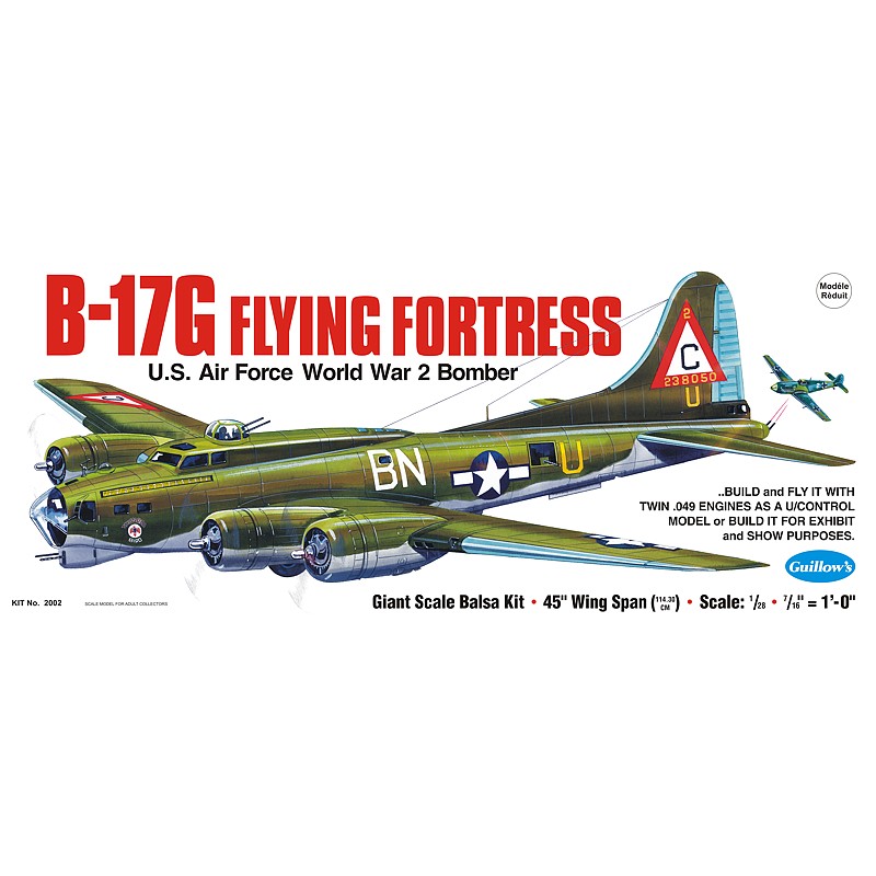 B17G Flying Fortress | B17G Flying Fortress Model Airplane Kit
