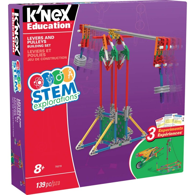10 Ingranaggi K'NEX Education 1" Blu Scuro - Ricambi Per Costruzioni STEM