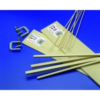 1/8" x 1/8" Basswood Strips 24" Length - pkg (*** New lower number of pieces per bundle - 20 ***) - Mid4044