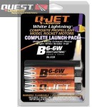 Quest 6131 -  D20-6W Q-Jet  - 18MM White Lightning Composite Model Rocket Motors (2)