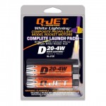 Quest 6130 -  D20-4W Q-Jet  - 18MM White Lightning Composite Model Rocket Motors (2)