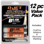 Quest 6318 - B6-4W (12pk) Q-Jet 18MM White Lightening Composite Rocket Motors