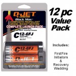 Quest 6326 - C12-6F (12pk) Q-Jet 18MM Black Maxx Composite Model Rocket Motors