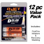 Quest 6374 - D20-4W (12pk) Q-Jet 18MM White Lightening Composite Rocket Motors