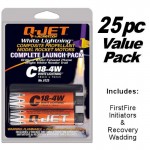 Quest 6434 - C18-4W  (25pk) Q-Jet 18MM White Lightening Composite Rocket Motors