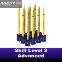 Quest 5477 -  12 pack - Totally Tubular Rocket Kit