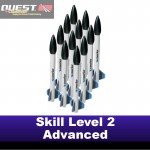 Quest 5496 -  12 pack -Courier Rocket Kit