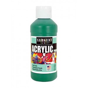 Green 8oz Acrylic Paint  - Sargent Art 2366