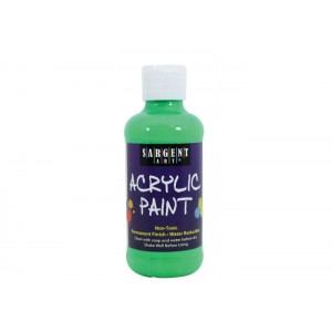 Flourescent Green 8oz Acrylic Paint  - Sargent Art 2266