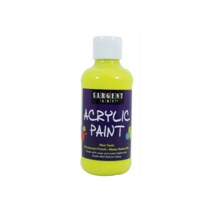 Flourescent Chartreuse 8oz Acrylic Paint  - Sargent Art 2277