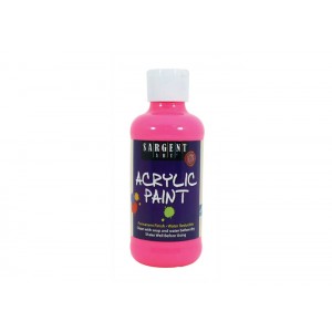 Flourescent Pink 8oz Acrylic Paint  - Sargent Art 2229