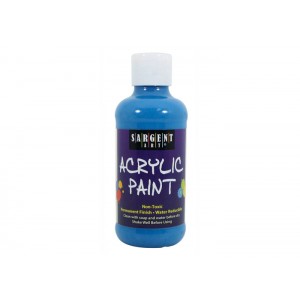 Flourescent Blue 8oz Acrylic Paint  - Sargent Art 2250