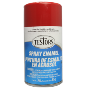 Testors Enamel Spray 3oz  Dark Red- Tes1204