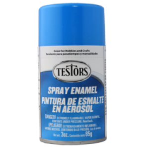 Testors Enamel Spray 3oz  Light Blue - Tes1208