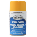 Testors Enamel Spray 3oz  Gloss Yellow - Tes1214