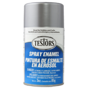 Testors Enamel Spray 3oz  Silver - Tes1246