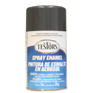 Testors Enamel Spray 3oz  Gray Metallic - Tes1253