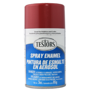 Testors Enamel Spray 3oz  Red Metal Flake - Tes1629