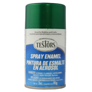 Testors Enamel Spray 3oz  Green Metal Flake - Tes1630