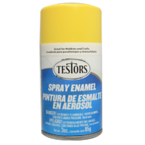 Testors Enamel Spray 3oz  Bug Yellow - Tes1632