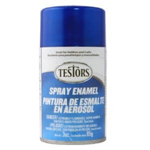 Testors Enamel Spray 3oz  Blue Metal Flake - Tes1639
