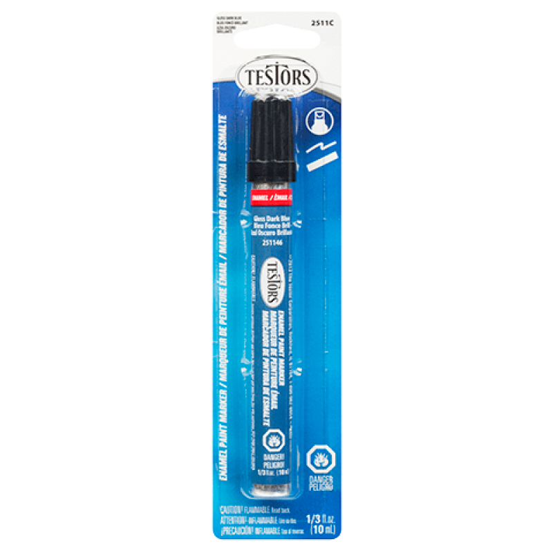 Testors Enamel Paint Marker, Gloss Dark Blue Testors AC Supply