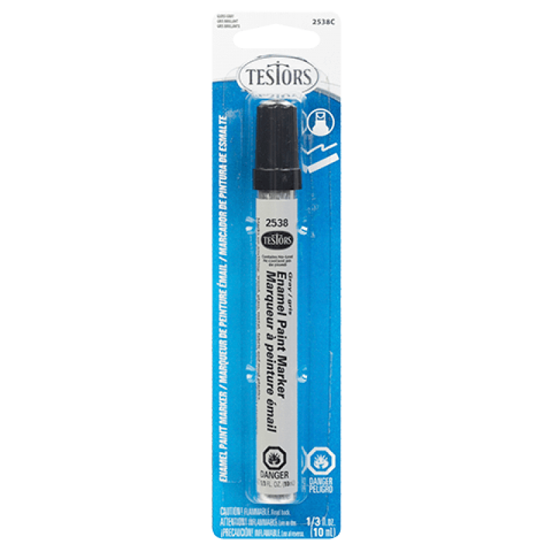 Testors Enamel Paint Marker, Gloss Gray Testors AC Supply