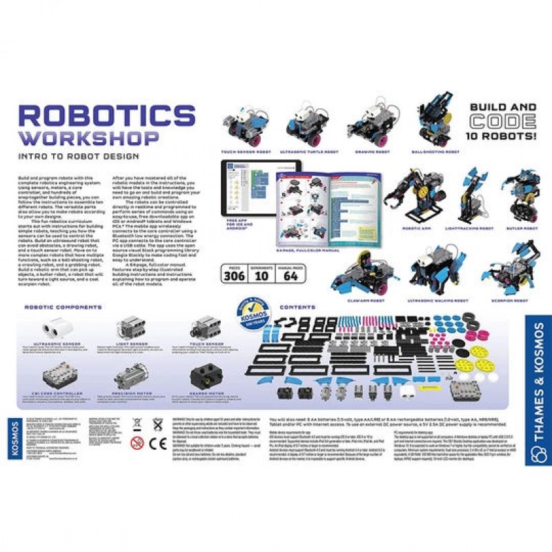 Thames and Kosmos Robotics Workshop, Robotics Workshop