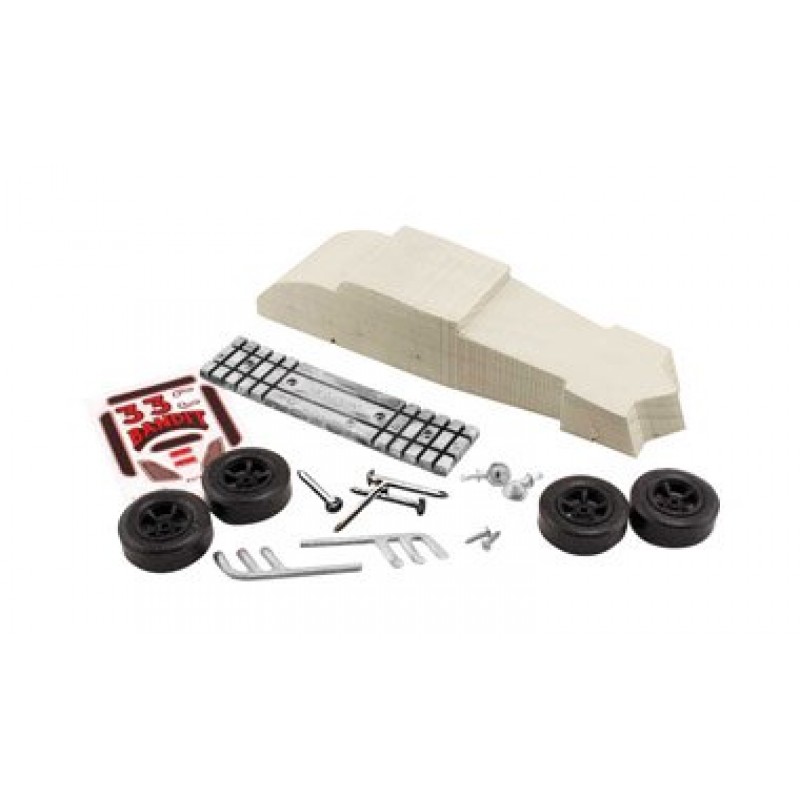 Pinecar Deluxe Car Kit, Deluxe Pinewood Derby Kit