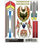 Pinecar Custom Designs Dry Transfer Decals - WOO318