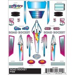 Pinecar Road Rocket Decals - WOO322