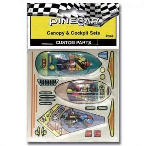 Pinecar Canopy & Cockpit Sets - WOO346