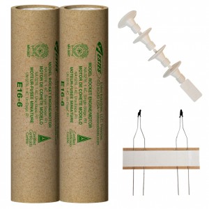 Estes 1697- E16-6 Model Rocket Engines (2)