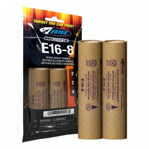 Estes 10043- E16-8 Model Rocket Engines (2)