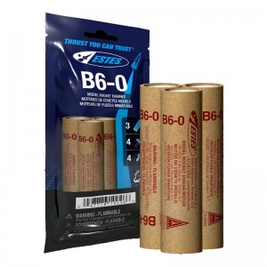 Estes 10046 - B6-0 Model Rocket Engines (3) - NEW BAGGED VERSION Estes 10046 - B6-0 Model Rocket Engines (3) - NEW BAGGED VERSION