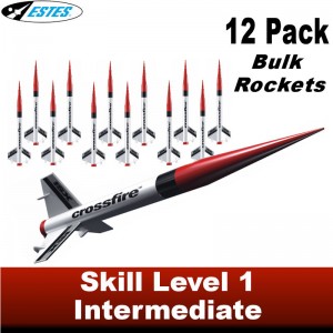 Crossfire Model Rocket Kit (12 pk)  - Estes 1711