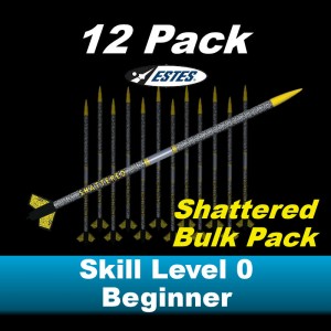 Shattered Model Rocket Kit (12 pk)  - Estes 1739