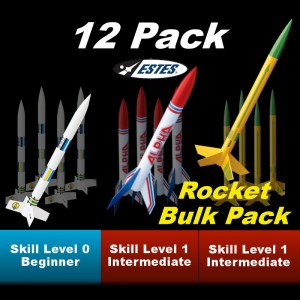 AVG Model Rocket Kit (12 pk)  - Estes1753