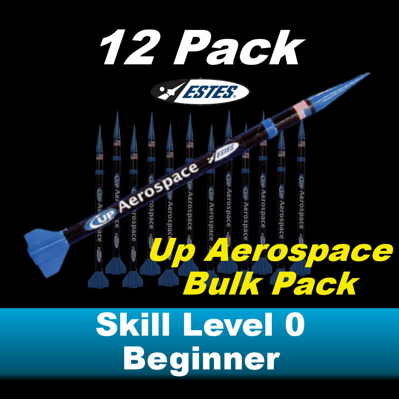 ESTES #1793 EDUCATOR PACK OF 12 AEROSPACE SPACELOFT MODEL ROCKET KITS 