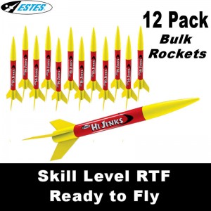 Hijinks Model Rocket RTF - (12 pk)  - Estes 1731