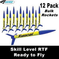 Rascal Model Rocket RTF -  (12 pk)  - Estes 1705