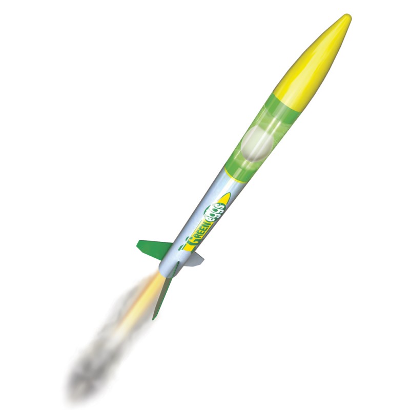 NEW Estes Model Rocket GREEN EGGS 1718 Home School Project  Uses C or D engines 