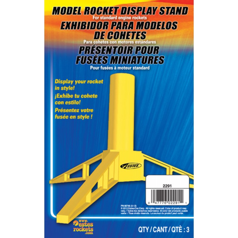 Estes Standard Engine Model Rocket Display Stand 2291 