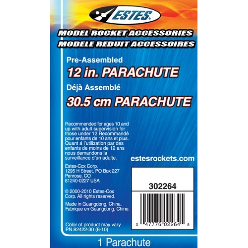 Estes Mode Rocket Parachute 12 2264 EST2264