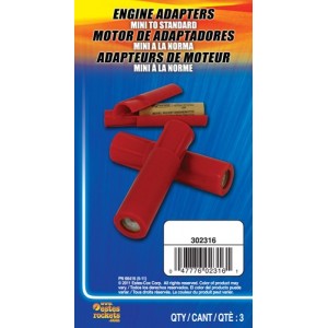 Mini to Standard Engine Adapter (3 pk)- Estes 2316